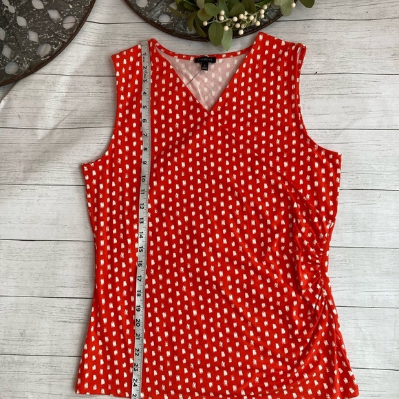 Talbots Faux Wrap Sleeveless Top - Picture 6 of 10